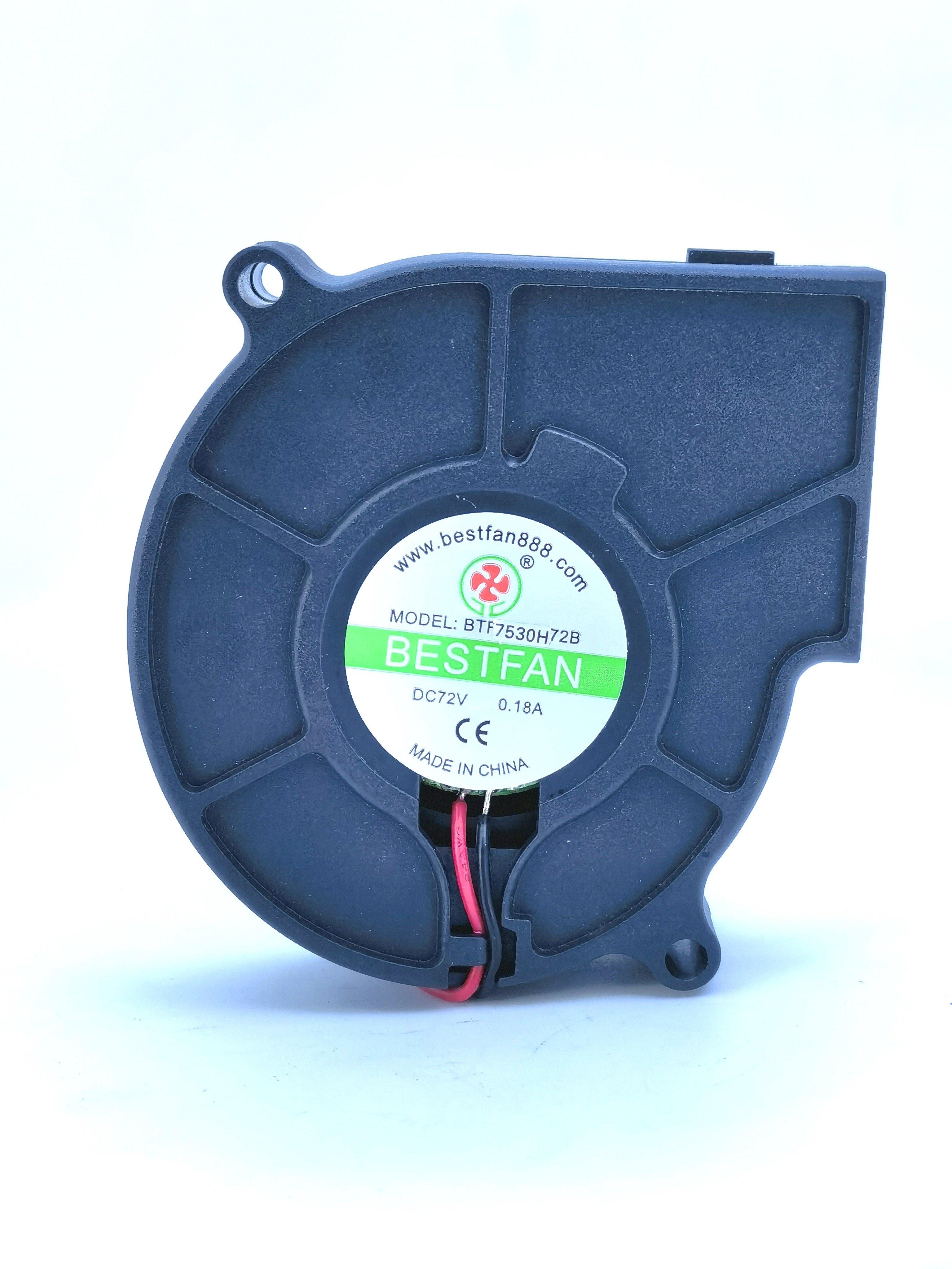 7530 Blower DC 12V Cooling Fan 5V 12V 24V 48V 72V Dual Ball Bearing Air Blower Ventilation Brushless Cooling Fan Bestfan 7530